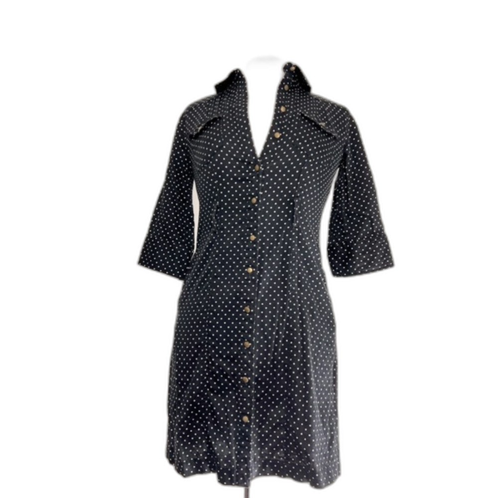 Women's dress Merona black and white Dress. Sz Xs - Picture 2 of 12